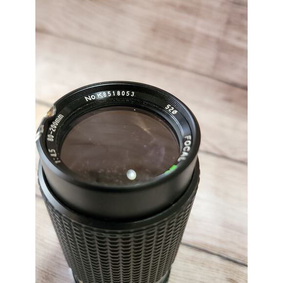 Focal MC Auto F4.5 80-200mm w/ cap Pentax PK Mount Lens SLR/Mirrorless Cameras - Picture 3 of 16